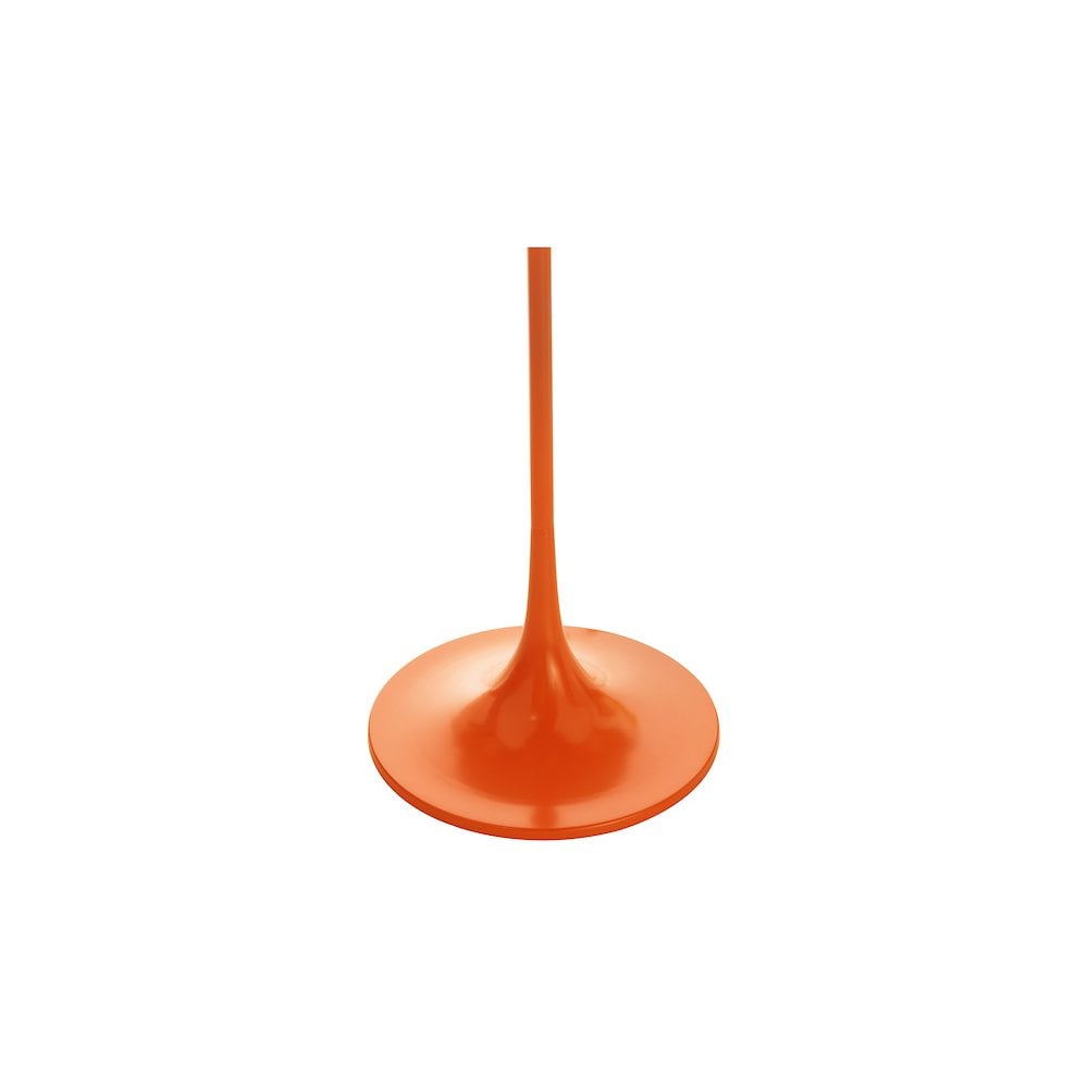 TOL4911 Toledo Floor Lamp Satin Orange With Shade