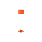 TOL4911 Toledo Floor Lamp Satin Orange With Shade