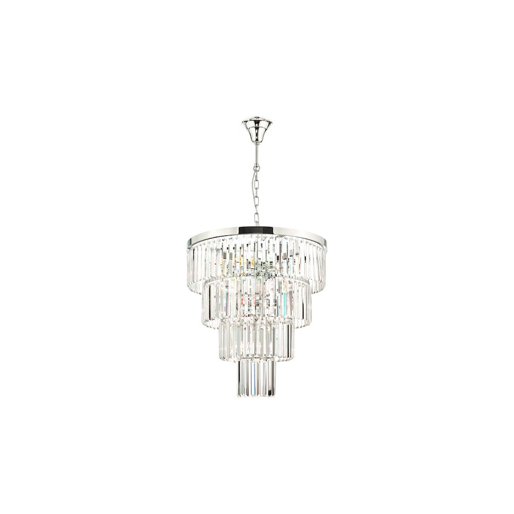 ANG0808 Angel 8 Light Pendant Polished Chrome Crystal