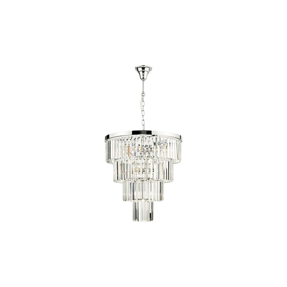 ANG0808 Angel 8 Light Pendant Polished Chrome Crystal