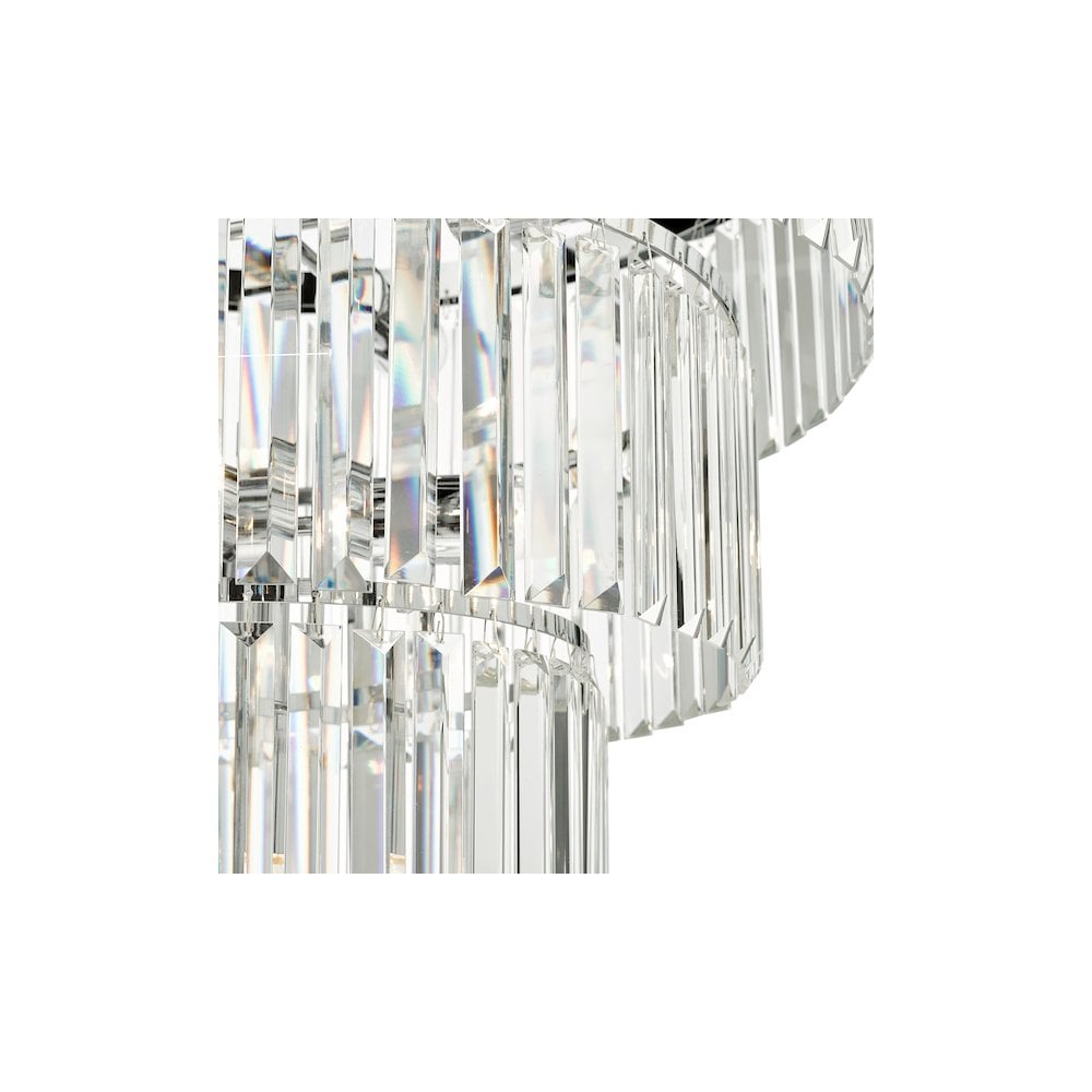 ANG0808 Angel 8 Light Pendant Polished Chrome Crystal