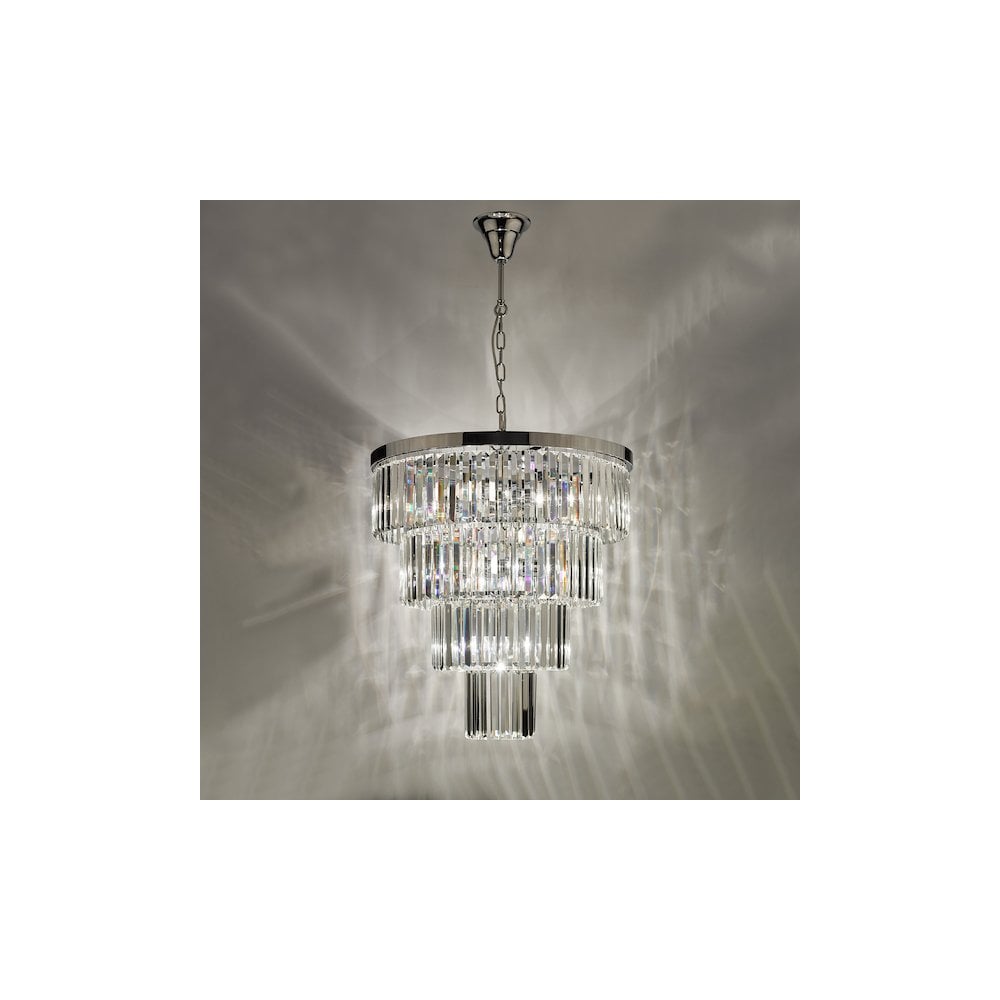 ANG0808 Angel 8 Light Pendant Polished Chrome Crystal