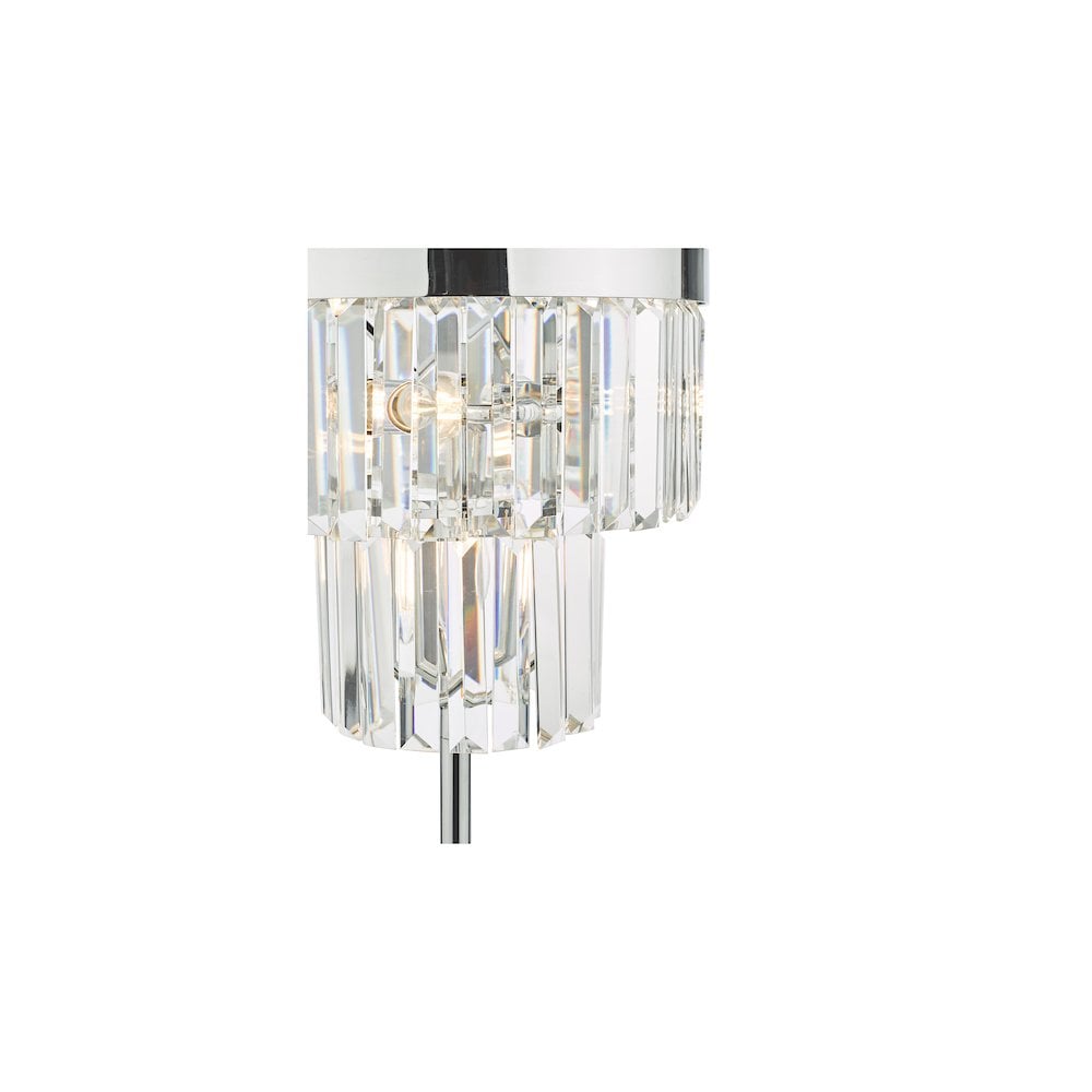 ANG4208 Angel 4 Light Table Lamp Polished Chrome Crystal