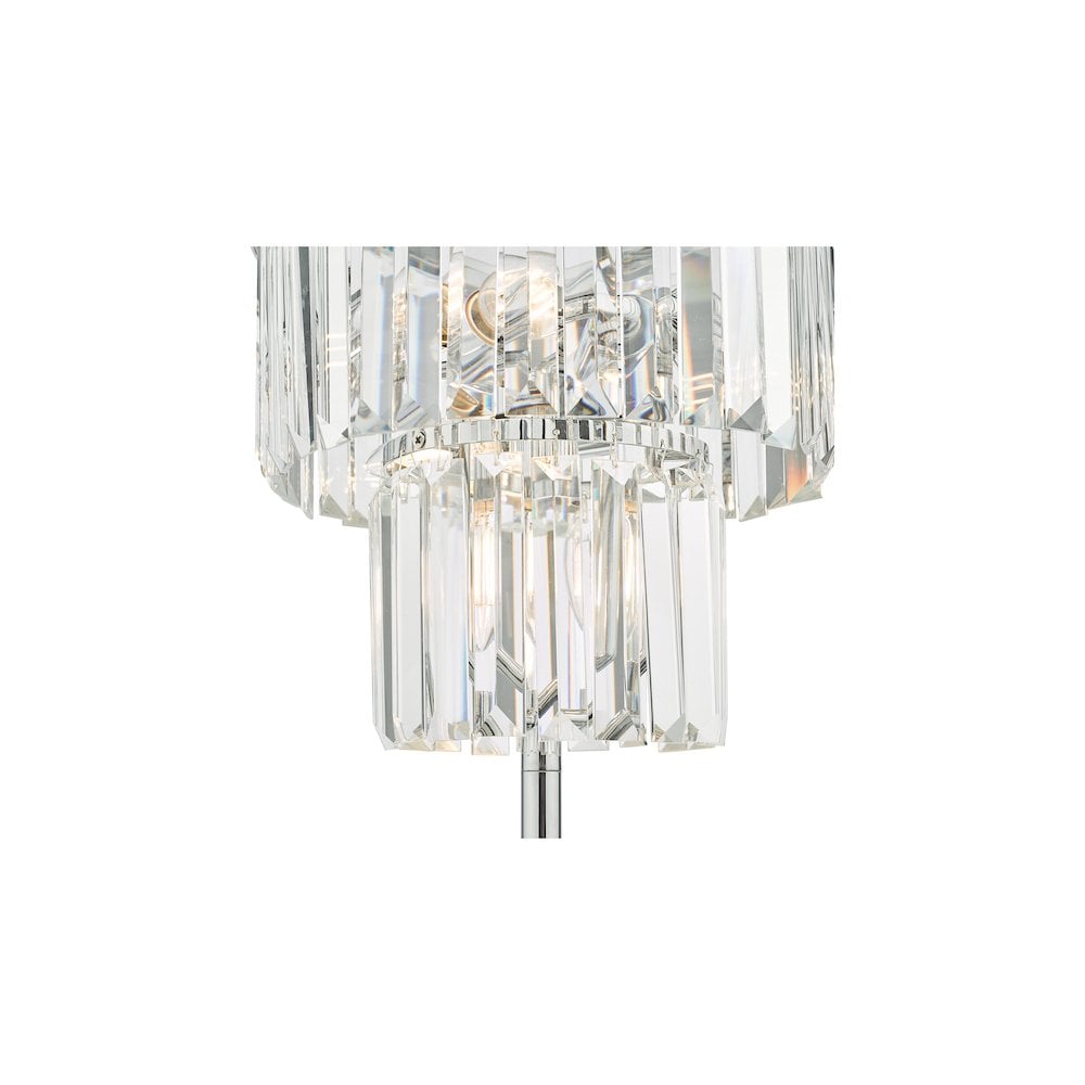 ANG4208 Angel 4 Light Table Lamp Polished Chrome Crystal