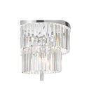 ANG4908 Angel 6 Light Floor Lamp Polished Chrome Crystal