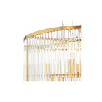 ELE1535 Eleanor 15 Light Chandelier Natural Brass Glass