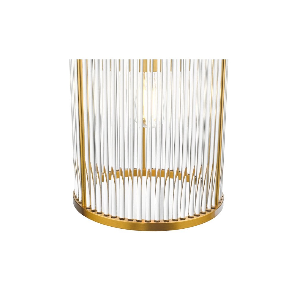 ELE1535 Eleanor 15 Light Chandelier Natural Brass Glass