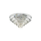 EUL6450 Eulalia 12 Light Flush Polished Chrome Crystal