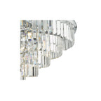 EUL6450 Eulalia 12 Light Flush Polished Chrome Crystal