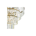 RHA0663 Rhapsody 6 Light Tiered Pendant Crystal and Bronze