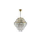 RHA1263 Rhapsody 12 Light Chandelier Bronze Crystal