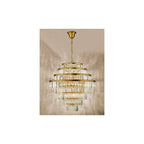 RHA1263 Rhapsody 12 Light Chandelier Bronze Crystal