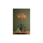 SIL1335 Silvius 9 Light Pendant Gold Leaf