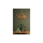 SIL1335 Silvius 9 Light Pendant Gold Leaf