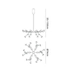 M8651 Adn 36 Light LED Pendant Dimmable White