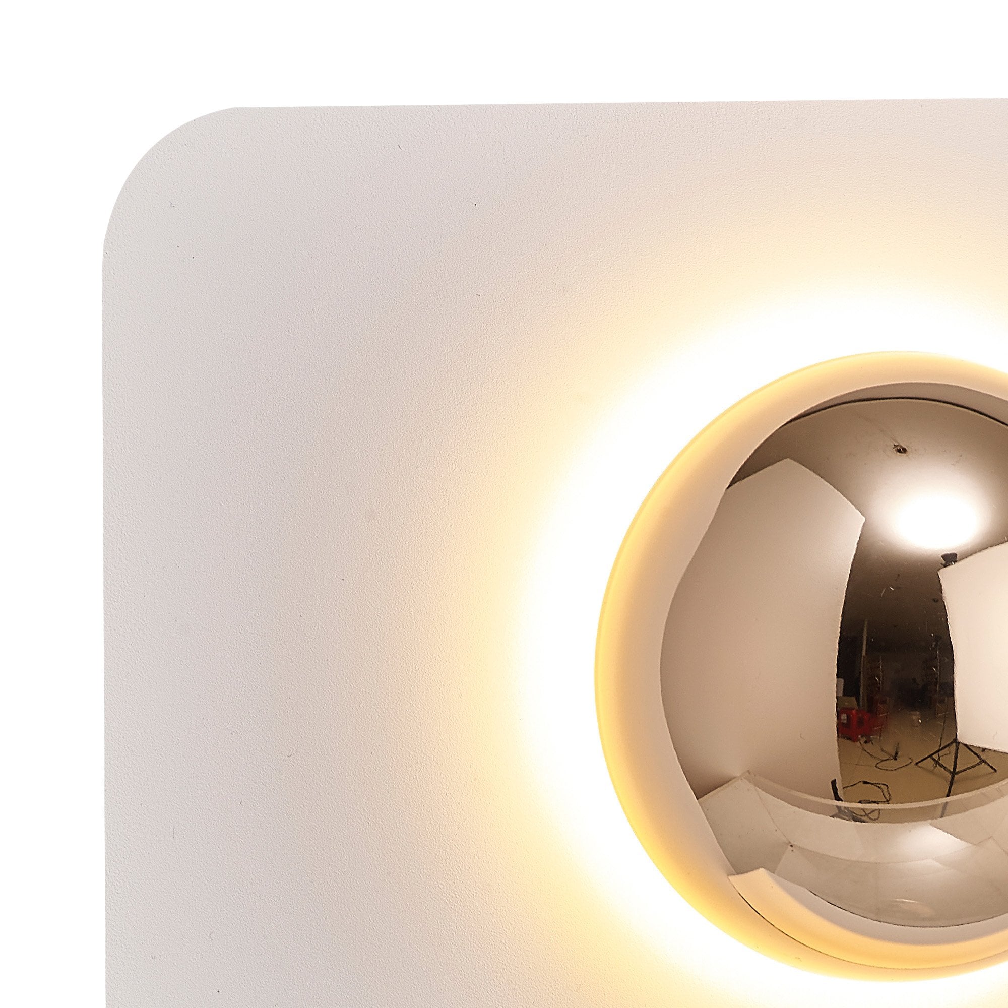 M8415 Alba 25cm LED Table Lamp White/French Gold