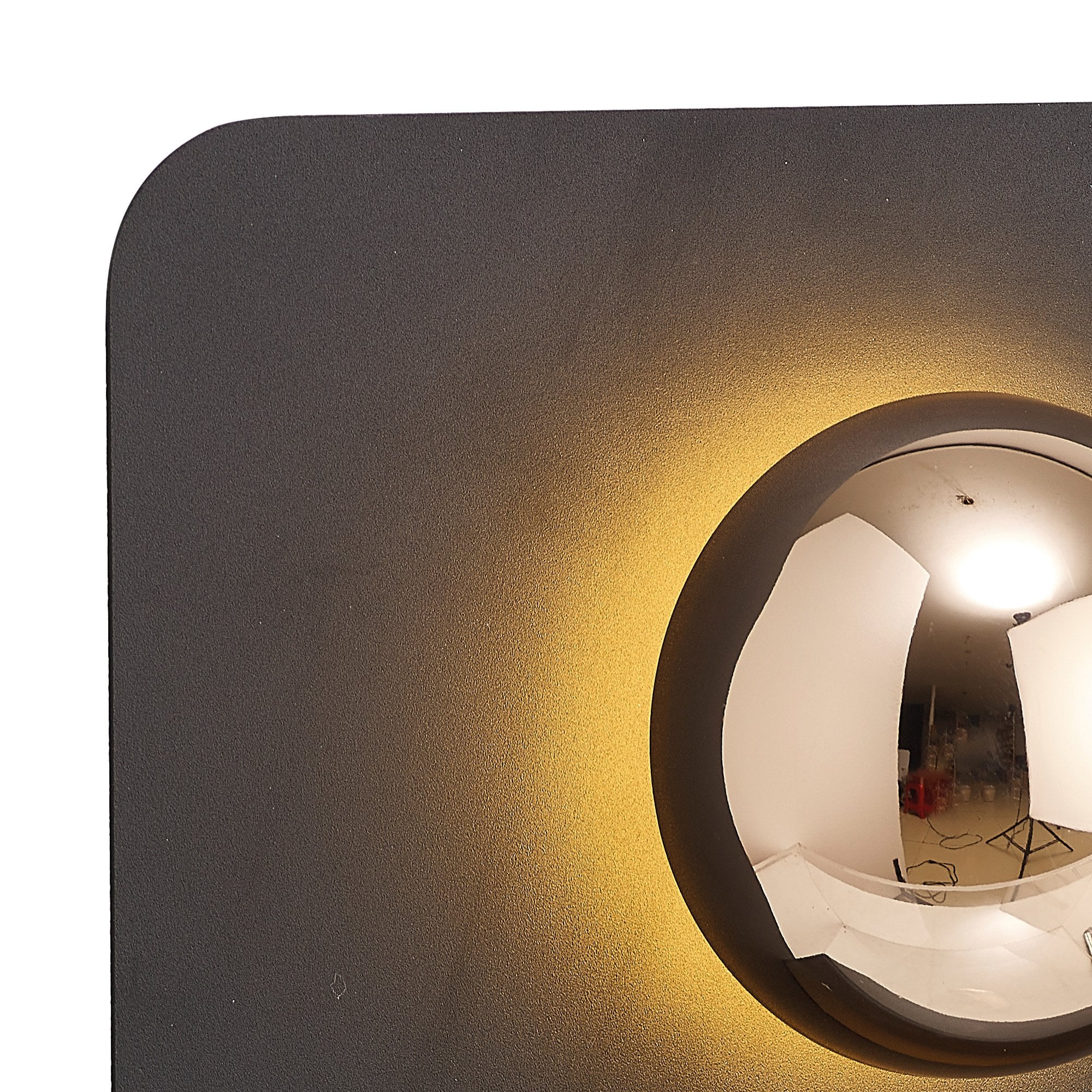 M8416 Alba 25cm LED Table Lamp Black/French Gold