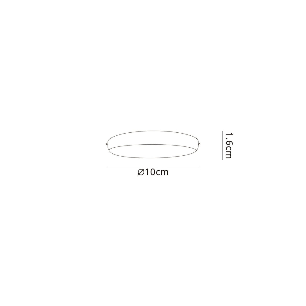 M8679 Algarve 100mm LED Round Downlight White