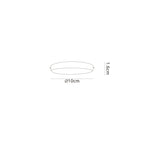 M8684 Algarve 100mm LED Round Downlight White