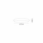 M8686 Algarve 170mm LED Round Downlight White