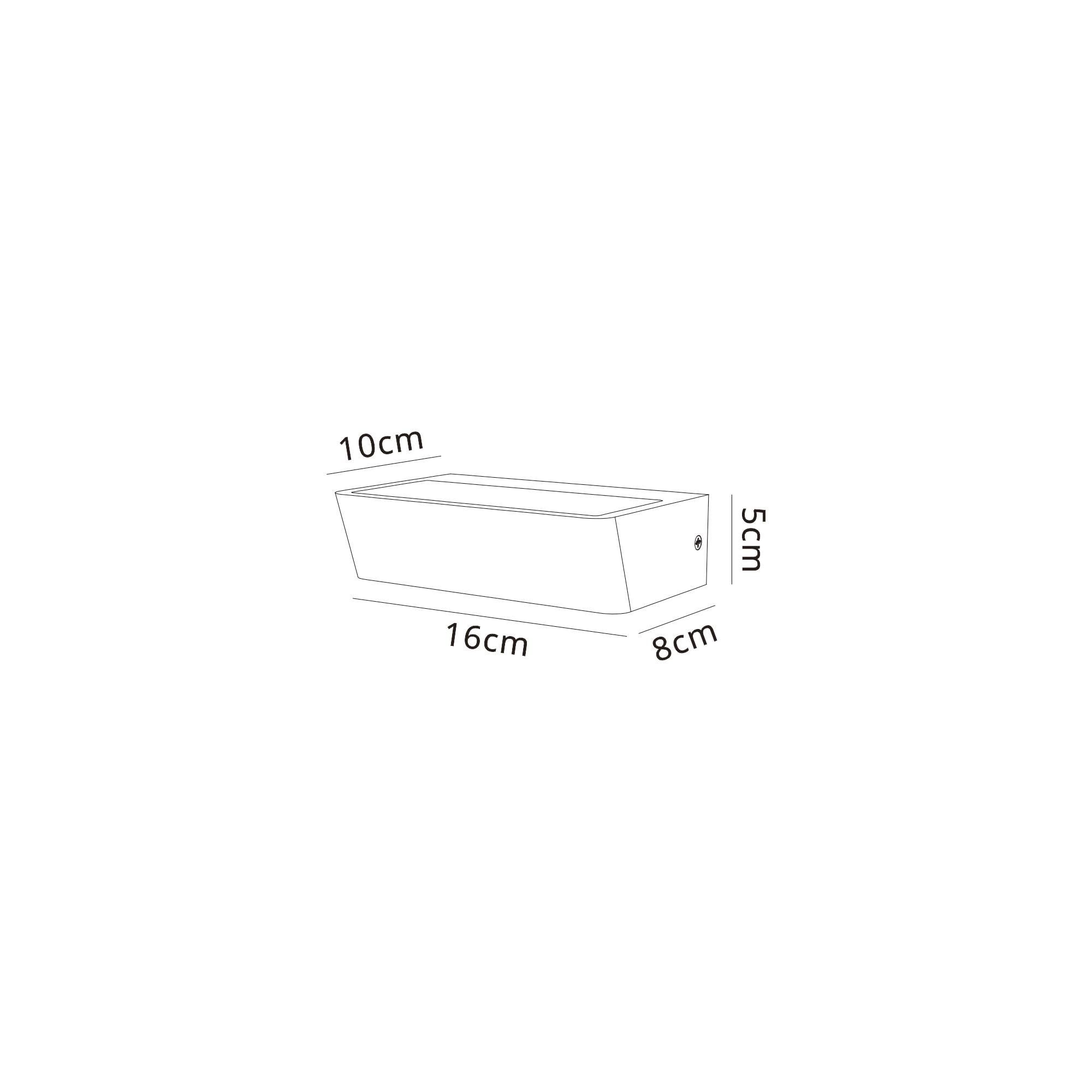 M8367 Altea Wall Lamp 15W LED 3000K Black