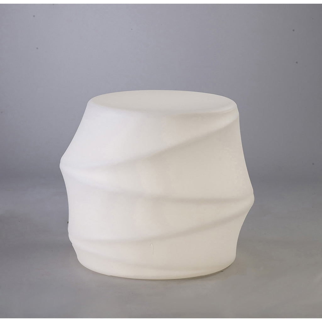 M3649 Bambu Outdoor Stool 1 Light Opal White