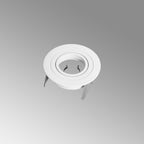 M7741 Basico GU10 Downlight 9.5cm Round White