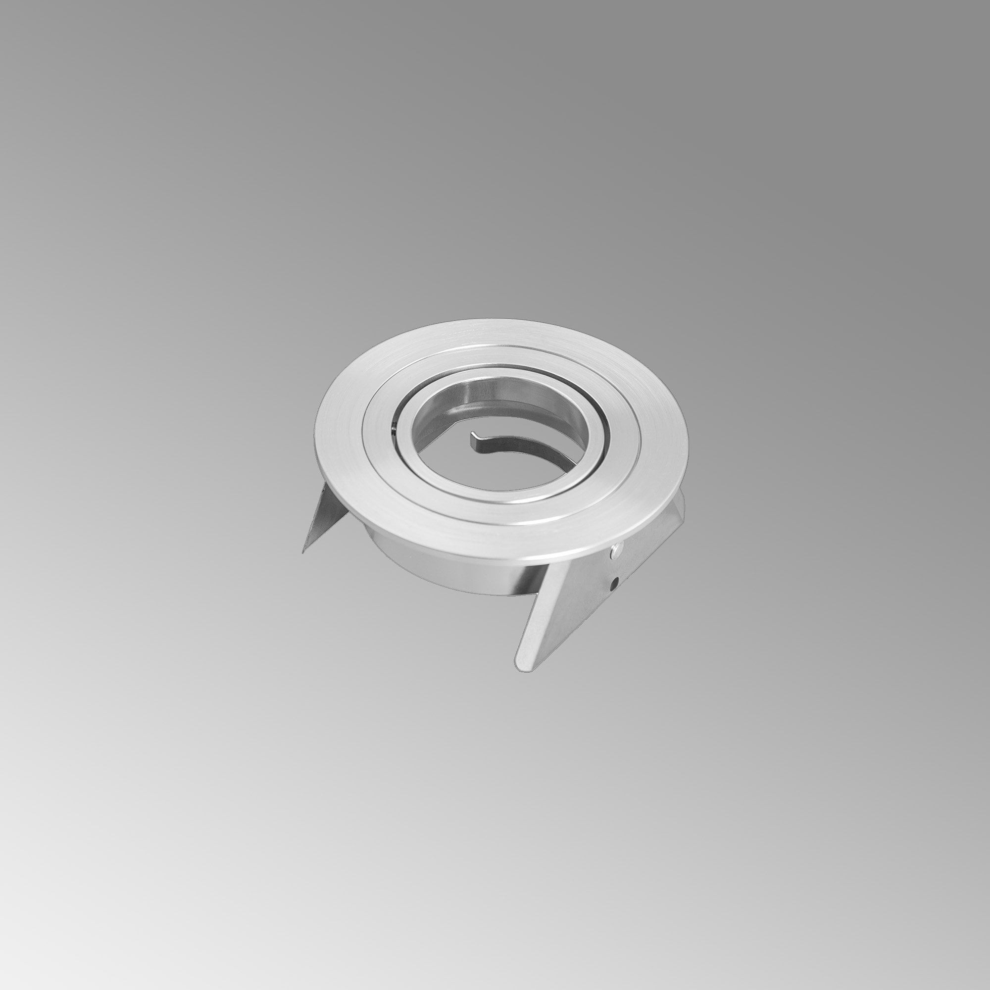M7742 Basico GU10 Downlight 9.5cm Round Aluminium