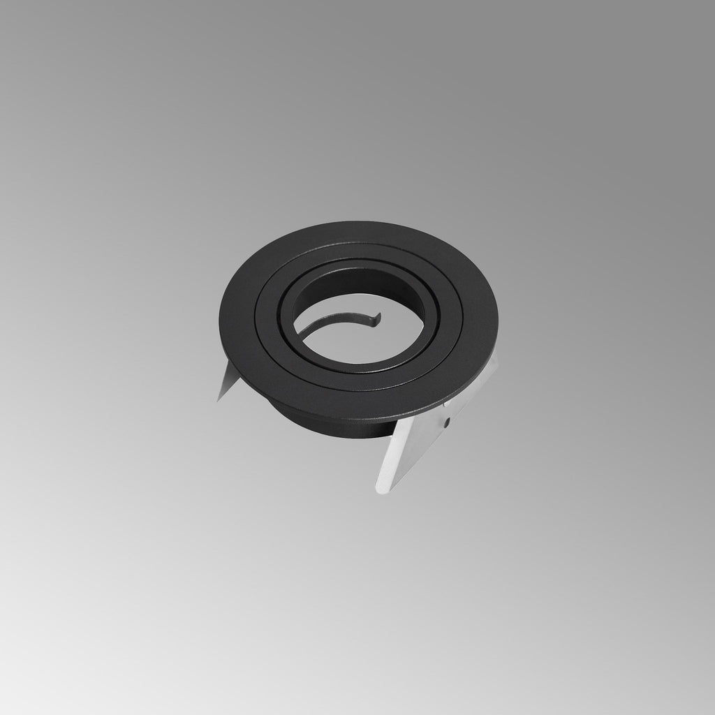 M7743 Basico GU10 Downlight 9.5cm Round Black