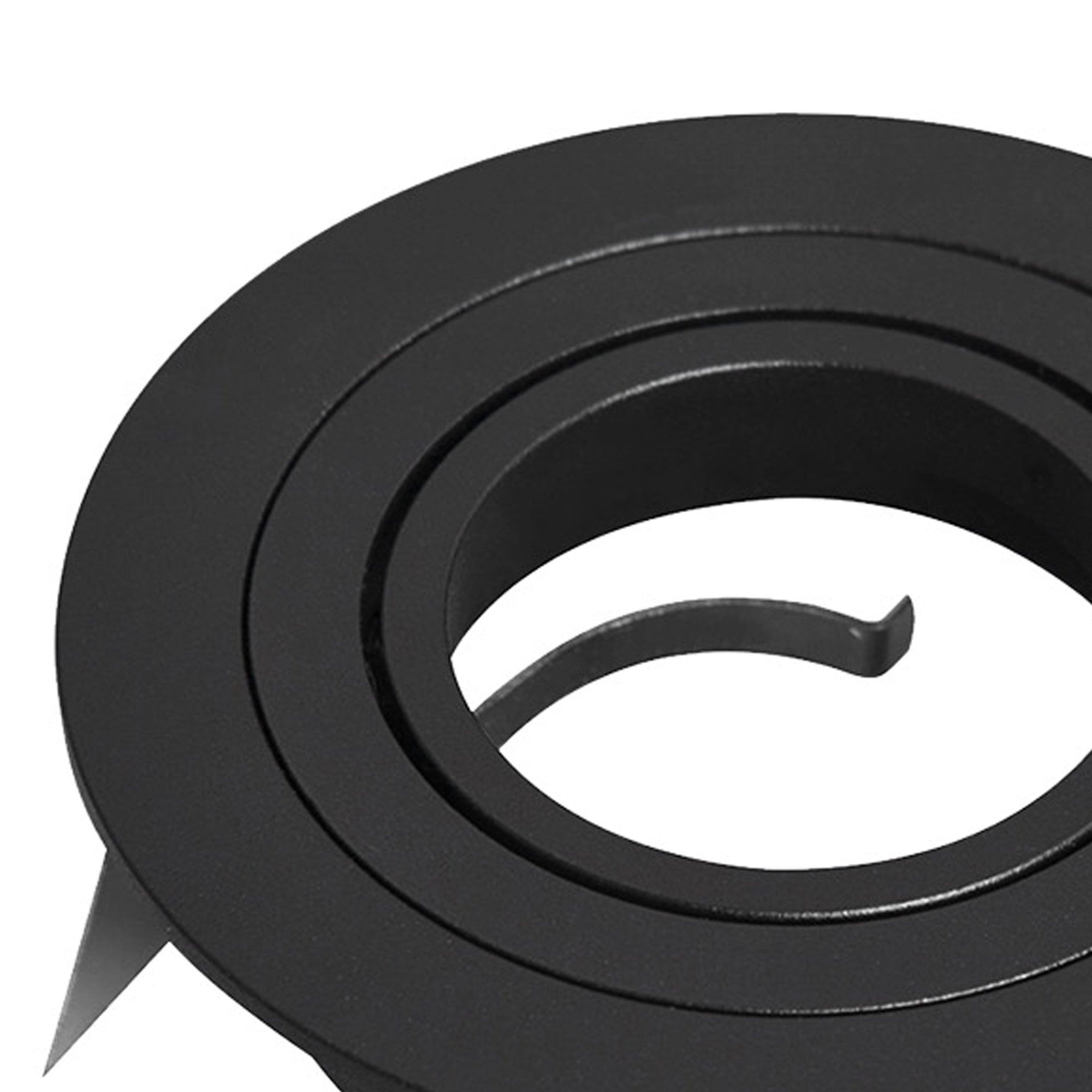 M7743 Basico GU10 Downlight 9.5cm Round Black