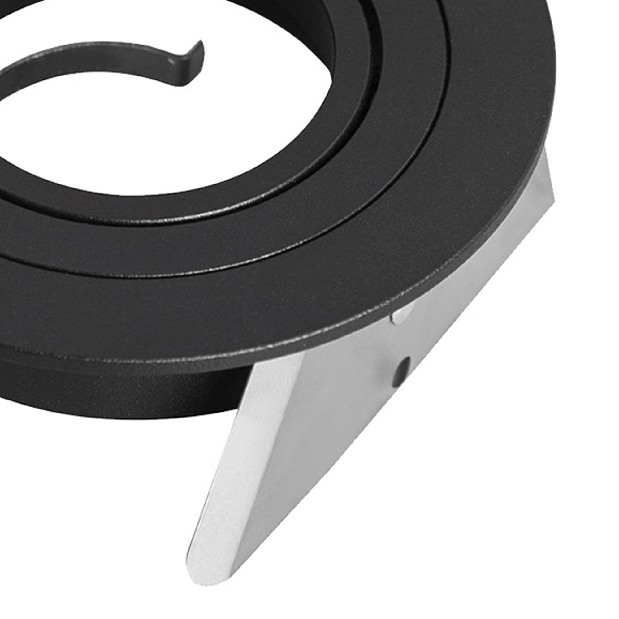 M7743 Basico GU10 Downlight 9.5cm Round Black
