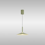 M7899 Calice 32cm Rise And Fall LED Pendant Green/White