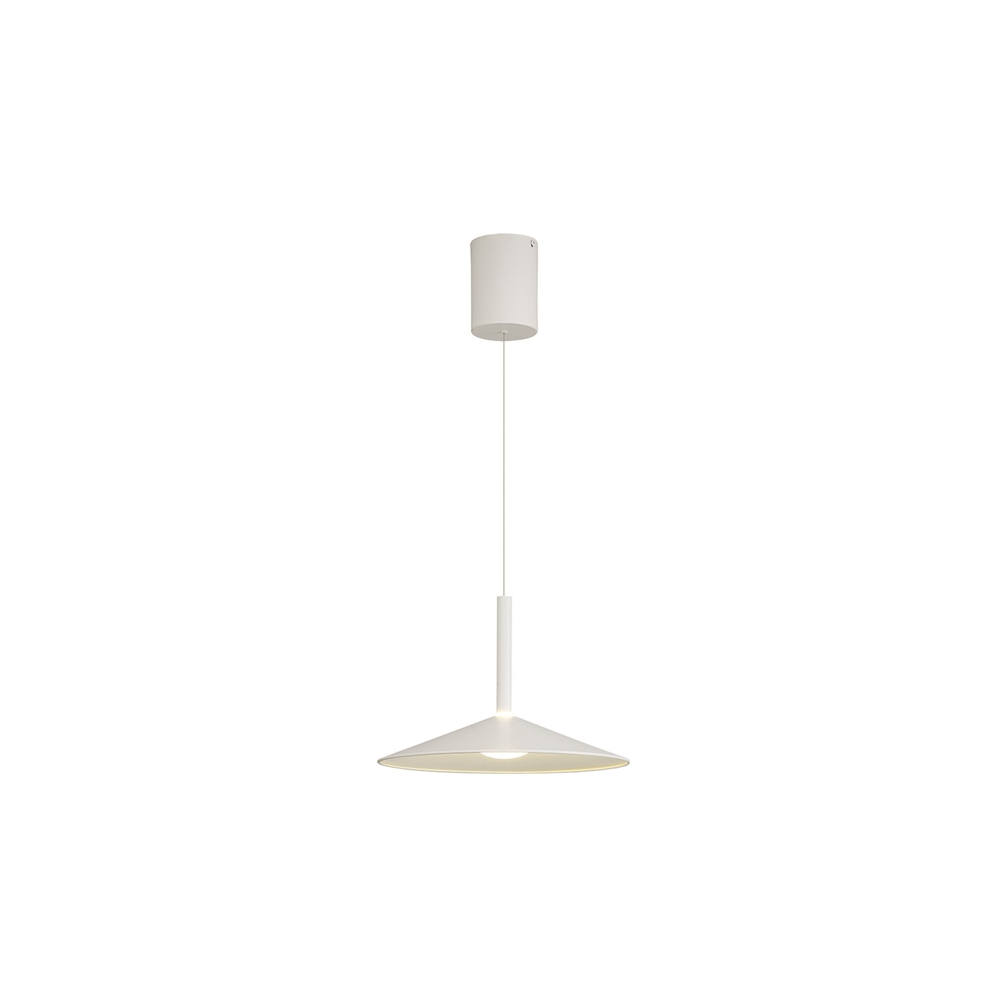 M7894 Calice 32cm Rise And Fall LED Pendant White