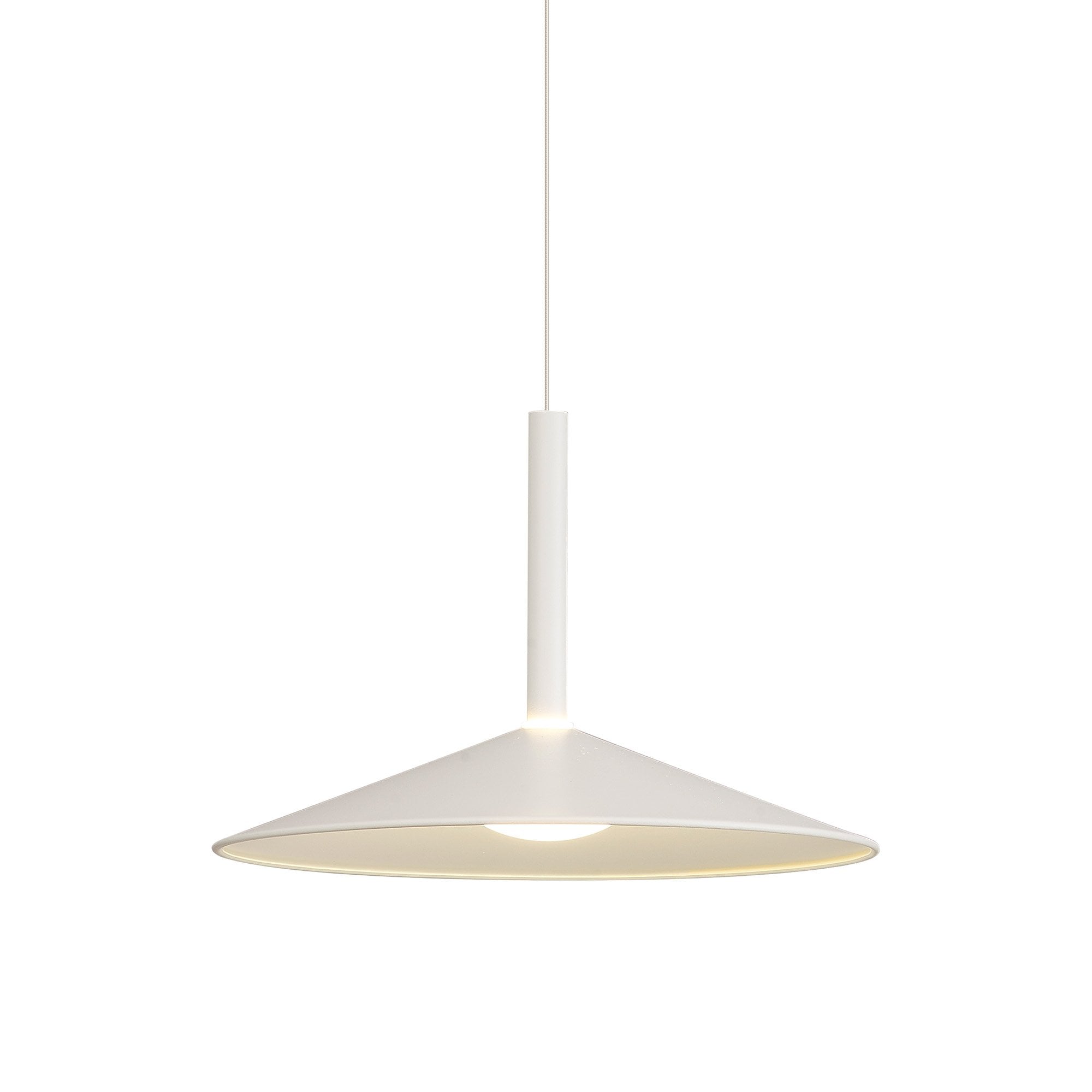 M7894 Calice 32cm Rise And Fall LED Pendant White