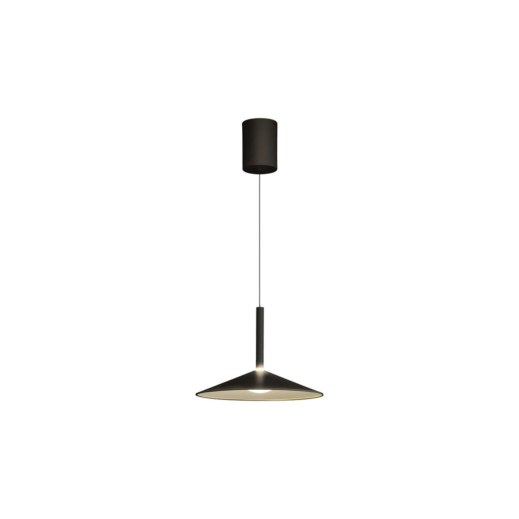 M7895 Calice 32cm Rise And Fall LED Pendant Black/White (S)
