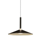 M7895 Calice 32cm Rise And Fall LED Pendant Black/White
