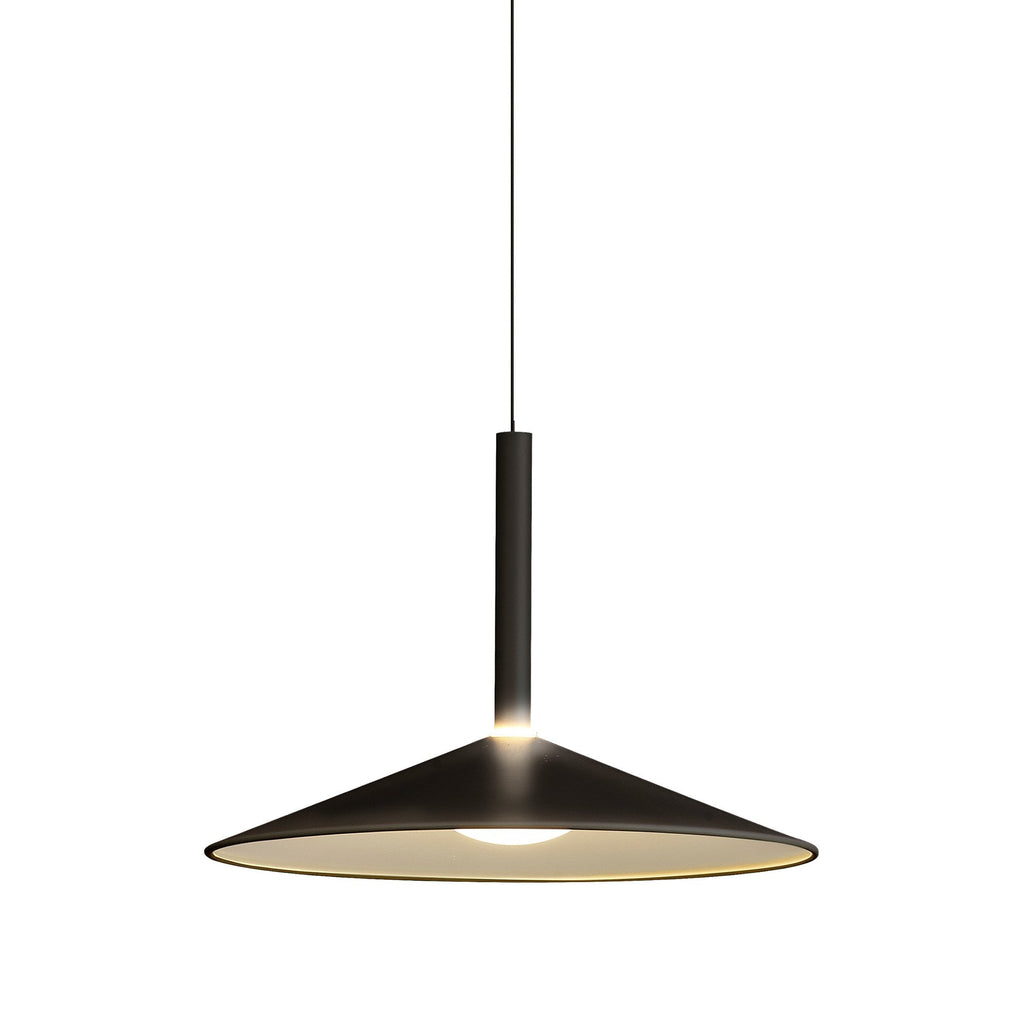 M7895 Calice 32cm Rise And Fall LED Pendant Black/White (S)
