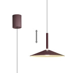 M7896 Calice 32cm Rise And Fall LED Pendant Coffee/White