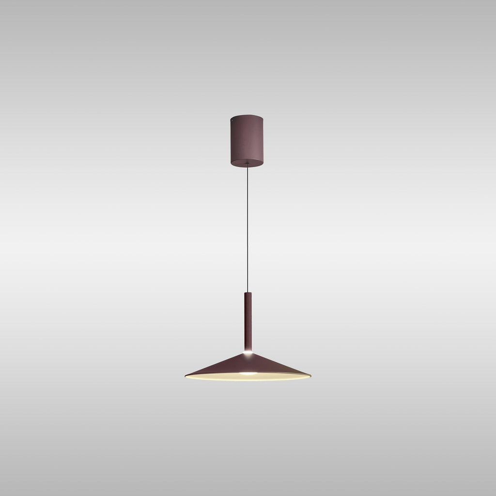 M7896 Calice 32cm Rise And Fall LED Pendant Coffee/White