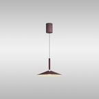 M7896 Calice 32cm Rise And Fall LED Pendant Coffee/White