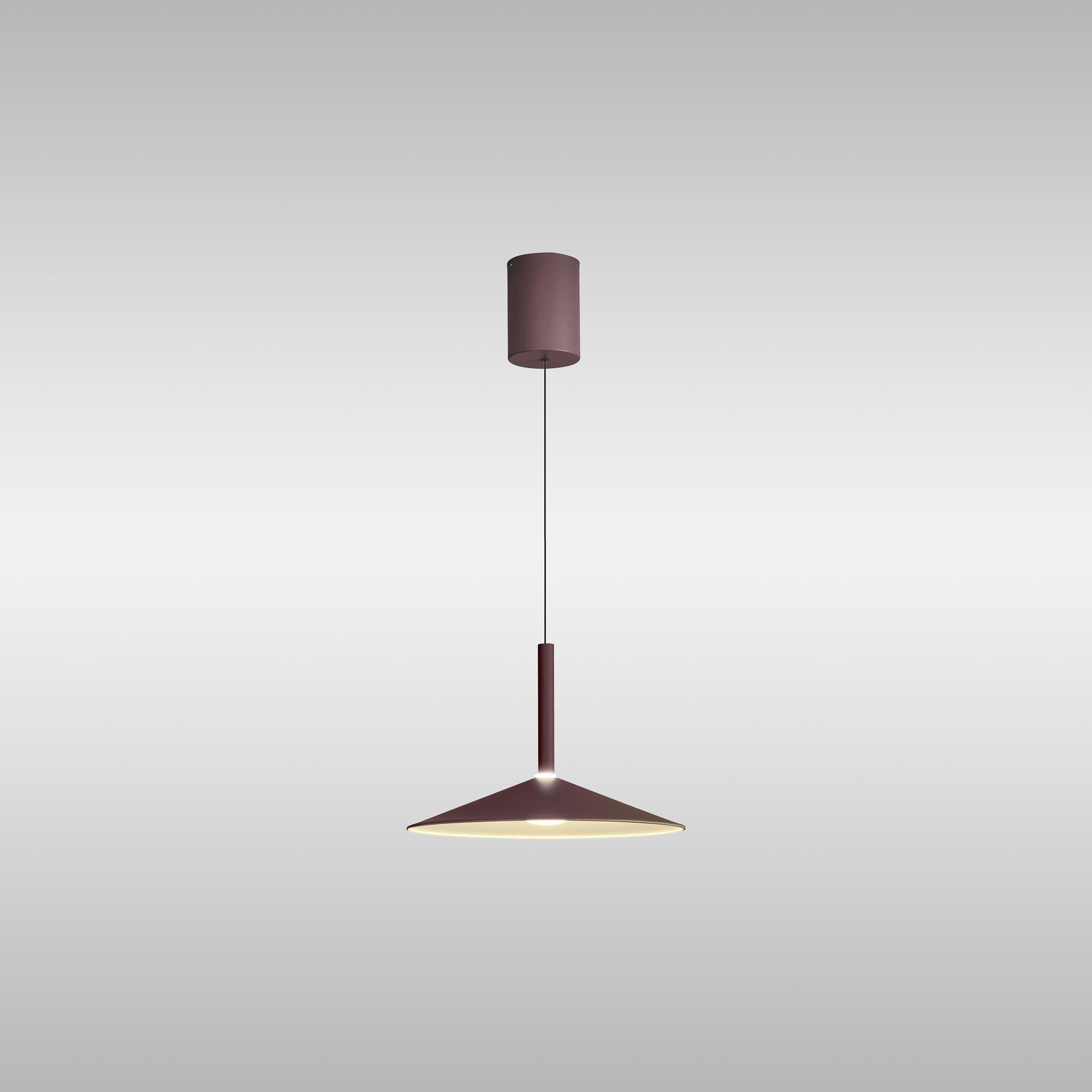 M7896 Calice 32cm Rise And Fall LED Pendant Coffee/White