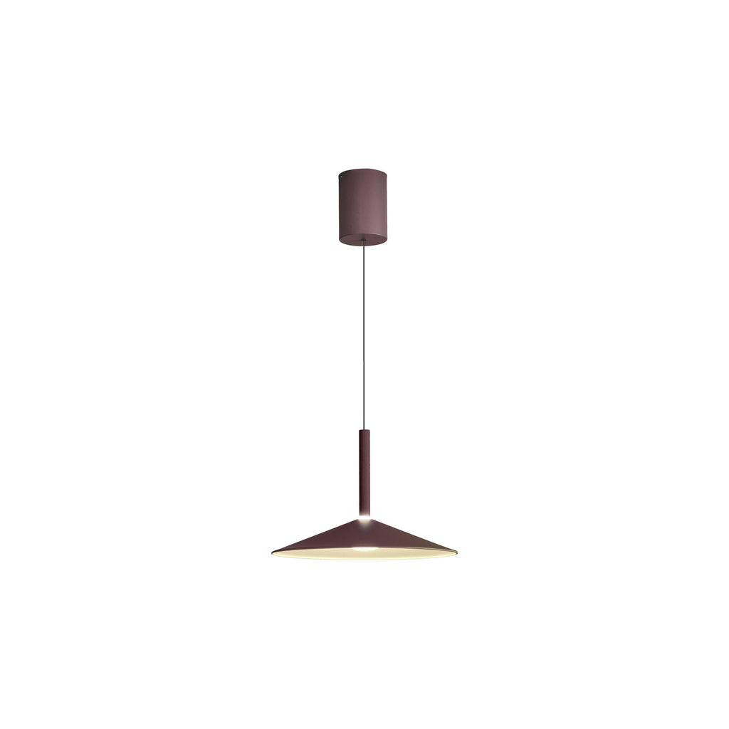 M7896 Calice 32cm Rise And Fall LED Pendant Coffee/White