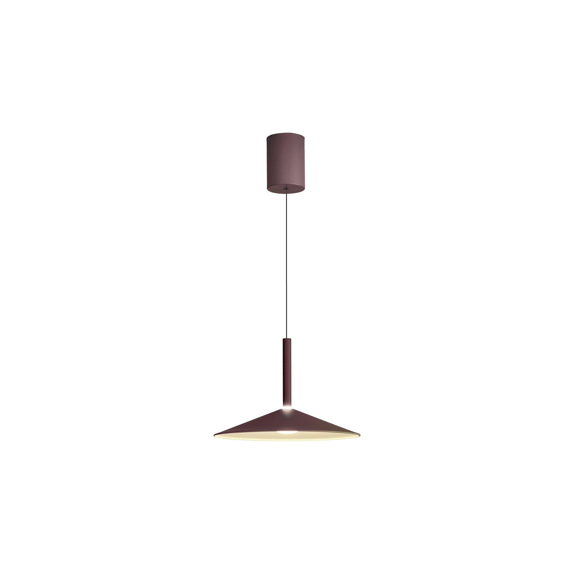 M7896 Calice 32cm Rise And Fall LED Pendant Coffee/White