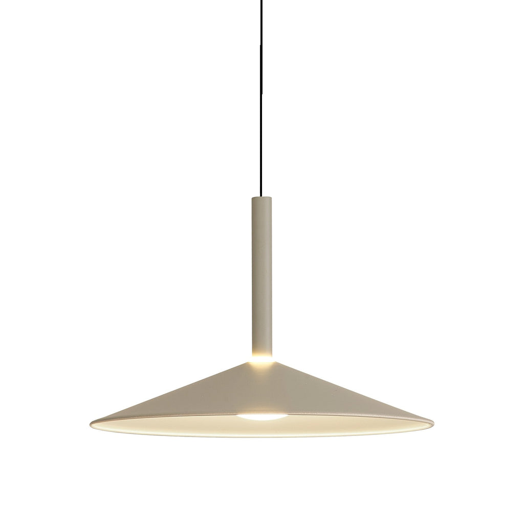 M7897 Calice 32cm Rise And Fall LED Pendant Grey/White
