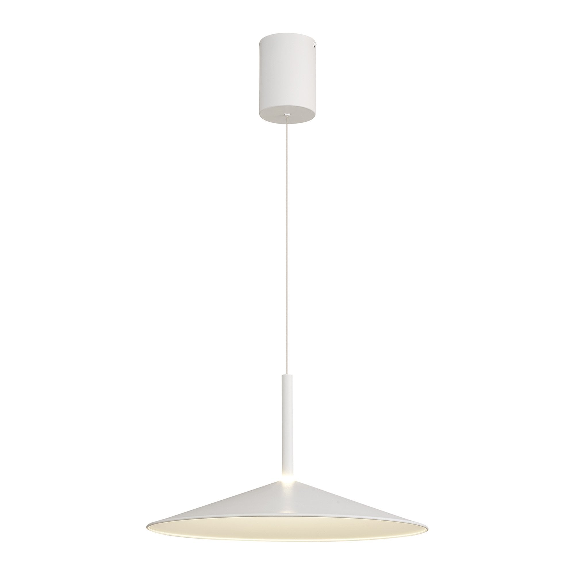 M7890 Calice 48cm Rise And Fall LED Pendant White