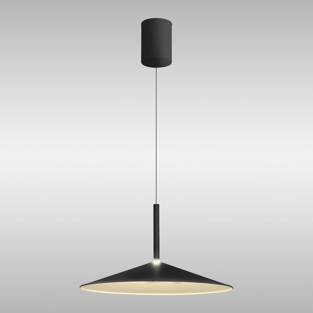 M7891 Calice 48cm Rise And Fall LED Pendant Black/White