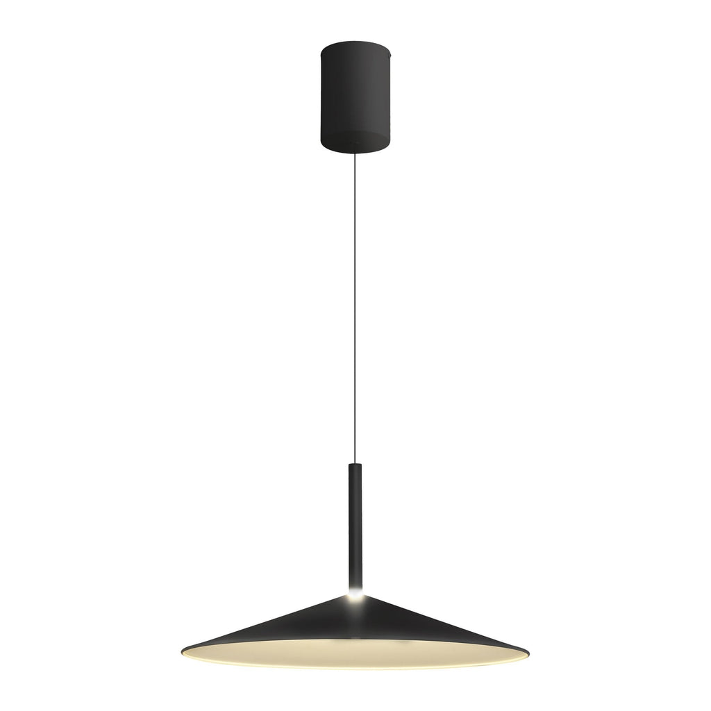 M7891 Calice 48cm Rise And Fall LED Pendant Black/White