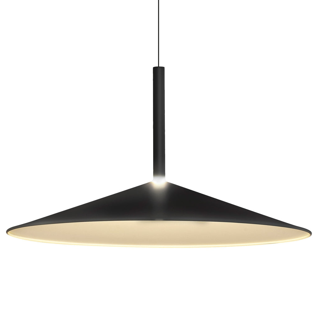 M7891 Calice 48cm Rise And Fall LED Pendant Black/White