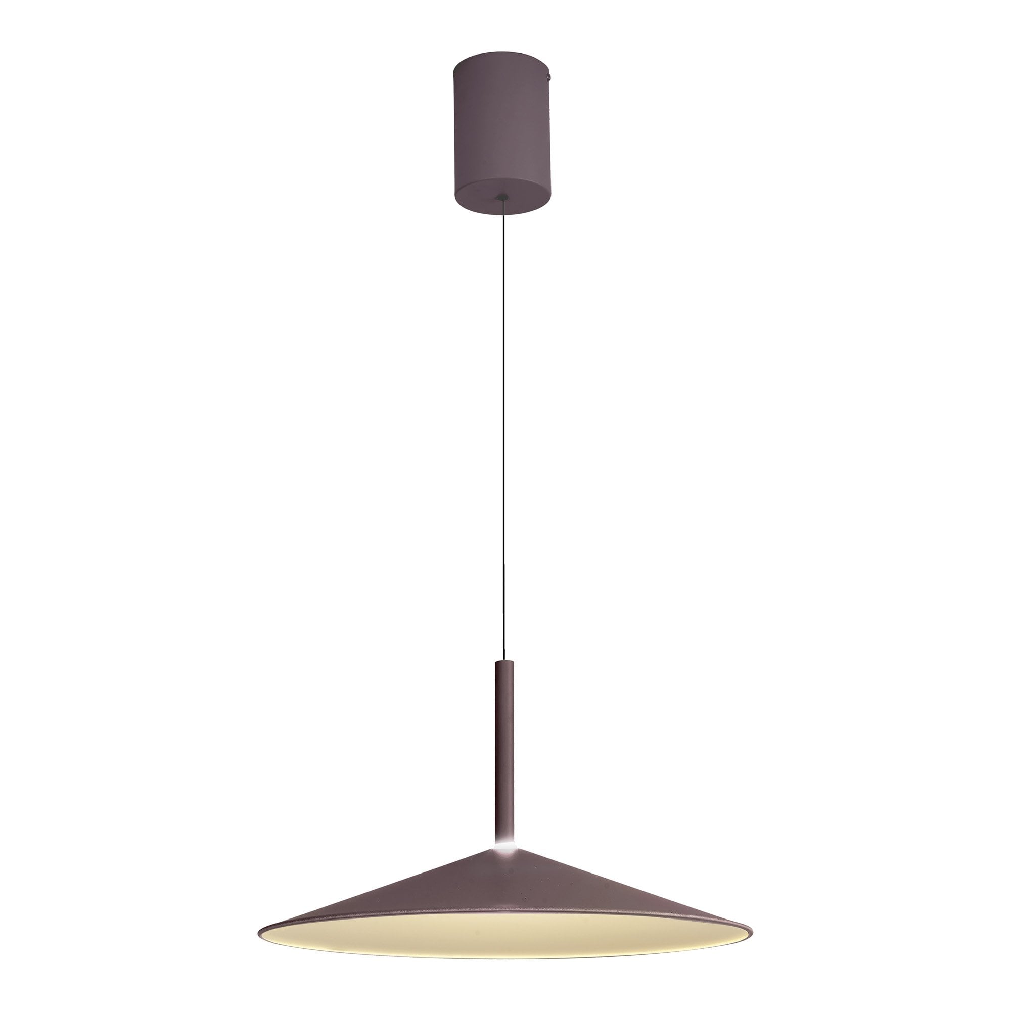 M7892 Calice 48cm Rise And Fall LED Pendant Coffee/White