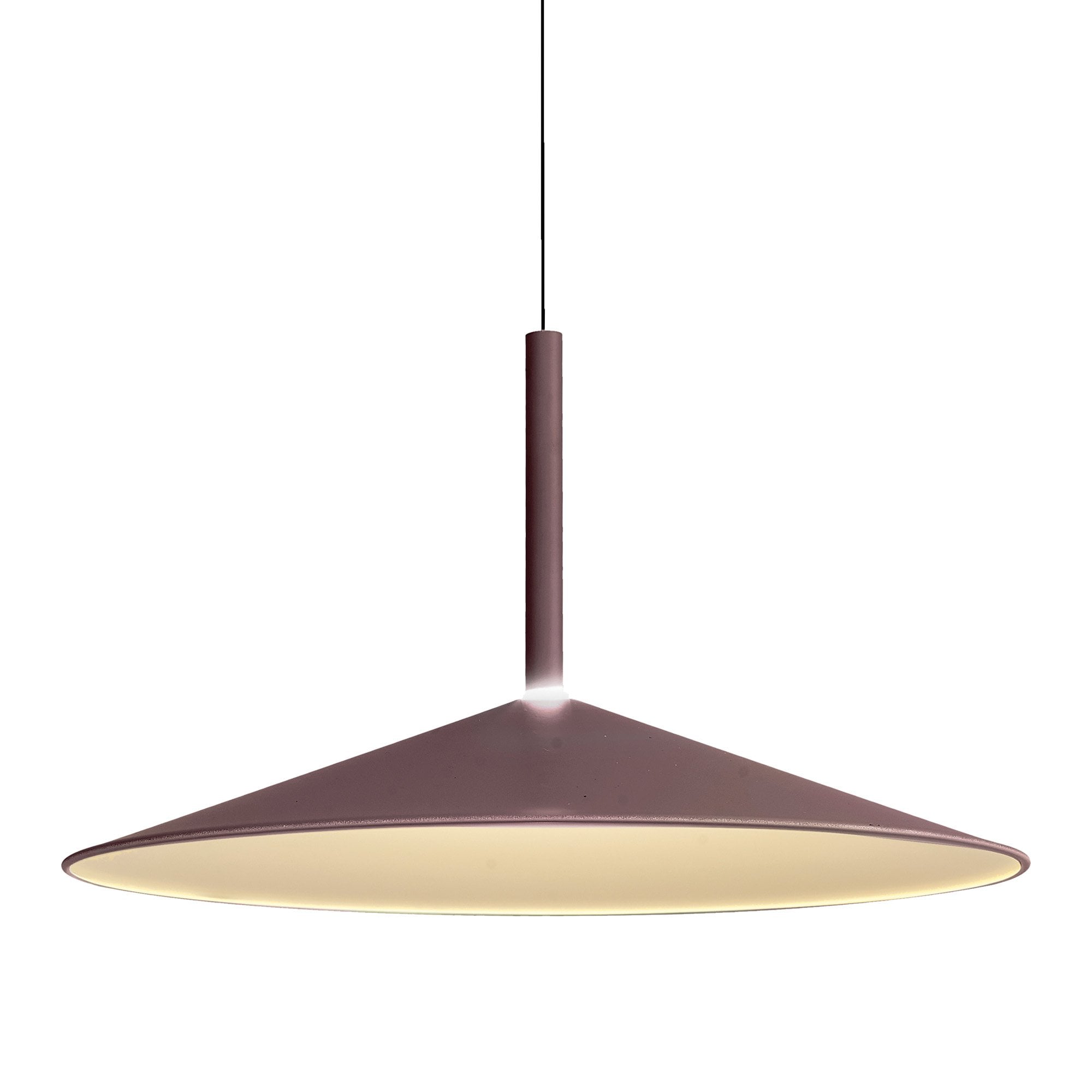 M7892 Calice 48cm Rise And Fall LED Pendant Coffee/White